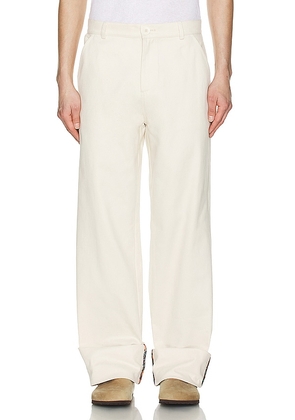 SIEDRES Anderson Pant in Ivory. Size 34.