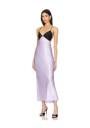 The Sei Bias Midi Dress in Lavender. Size 10, 2, 4, 6, 8.