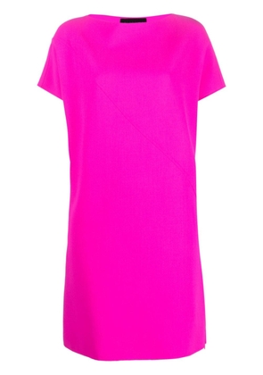 Gianluca Capannolo short-sleeved wool dress - Pink