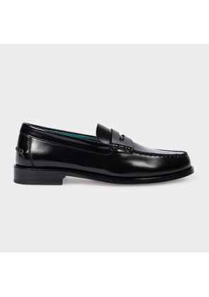 Paul Smith Black Leather 'Lido' Loafers