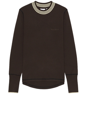 adidas by Wales Bonner Knit Top in Dark Brown - Brown. Size L (also in ).