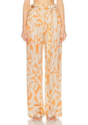 Alexis Cassell Pant in Melon Mirage - Orange. Size S (also in ).