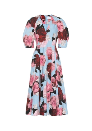 Erdem Cressida floral cotton-poplin dress