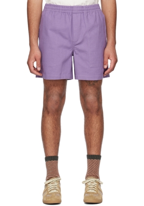 Bode Purple Rugby Shorts