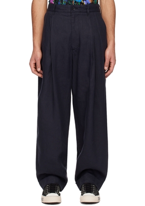 Engineered Garments Navy WP Trousers