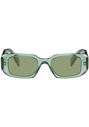 Prada Eyewear Green Symbole Sunglasses