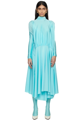 MARIE ADAM-LEENAERDT Blue Table Cover Maxi Dress