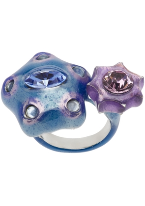 Collina Strada Blue & Purple Starlet Ring