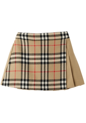 Burberry Baby Beige Vintage Check Skirt