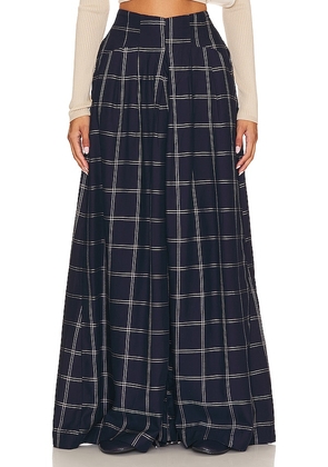 Free People Dance At Dusk Wide Leg Pant in Navy. Size XS.