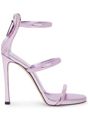 Giuseppe Zanotti 120mm metallic stiletto sandals - Pink