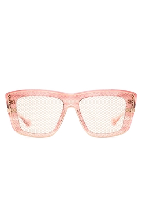 Dita Eyewear Skaeri rectangle-frame sunglasses - Pink