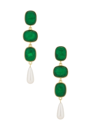 petit moments Sintra Earrings in Green.