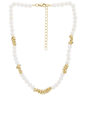 petit moments Bolhos Necklace in Metallic Gold.