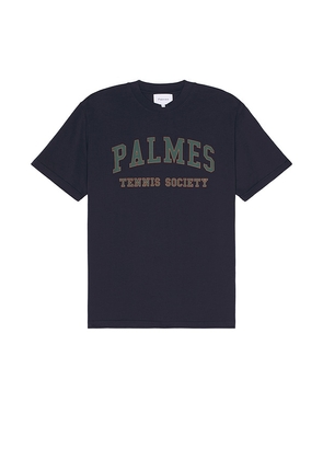 Palmes Ivan T Shirt in Navy. Size S, XL/1X, XXL/2X.