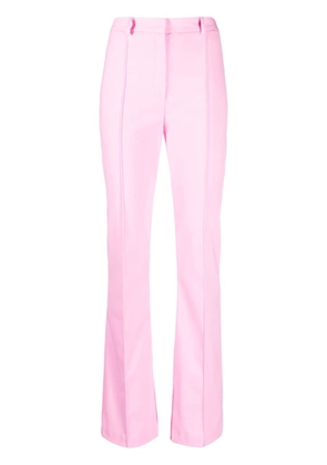Patrizia Pepe slim-cut side-slits trousers - Pink