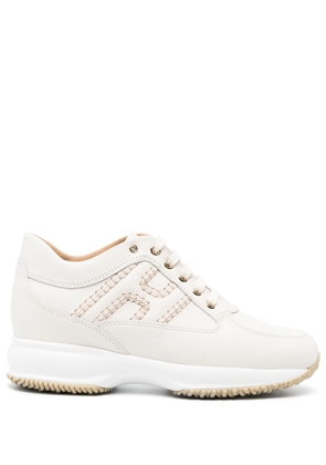 Hogan Interactive lace-up sneakers - White