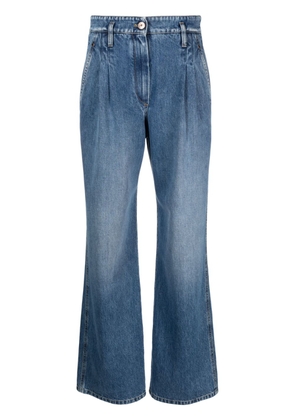 Brunello Cucinelli high-waist wide-leg jeans - Blue