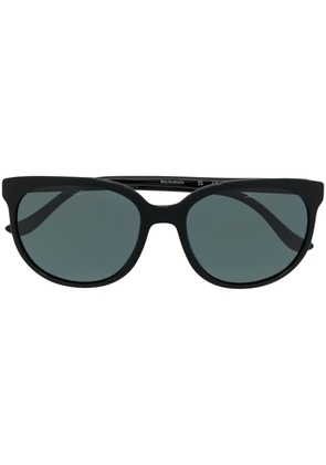 Vuarnet tinted round-frame sunglasses - Black