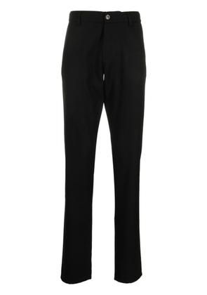 Canali straight-leg wool chino trousers - Black
