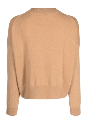 N.Peal fine-knit cashmere jumper - Brown