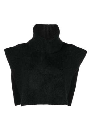 The Row Emmit roll-neck cashmere collar - Grey