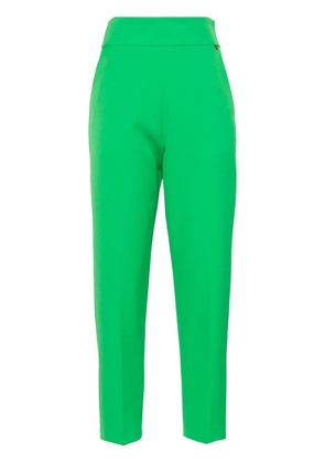 NISSA high-waisted slim trousers - Green