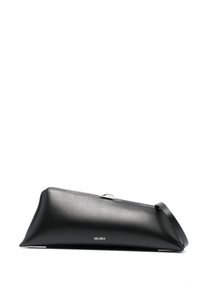 The Attico 8.30PM leather clutch bag - Black