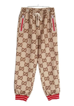 Gucci Pre-Owned 2000 Jumbo GG track pants - Brown