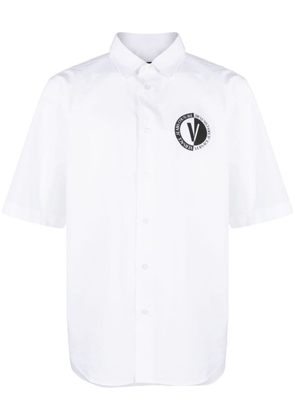 Versace Jeans Couture logo print short-sleeve shirt - White