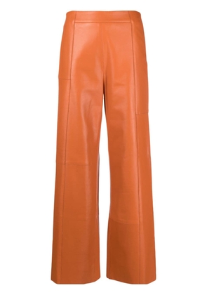 AERON Chroma leather trousers - Orange