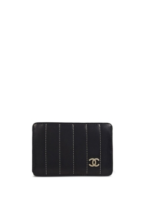 CHANEL Pre-Owned 2006 CC leather cardholder - Black