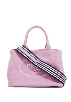 Prada Pre-Owned Canapa canvas tote bag - Pink