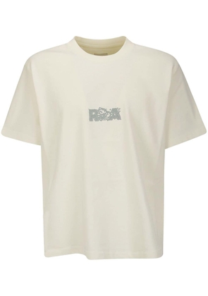 ROA Blanc de Blanc cotton T-shirt - Neutrals