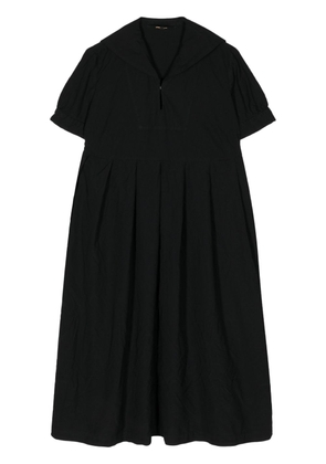 Comme Des Garçons Girl mid-length short-sleeve dress - Black