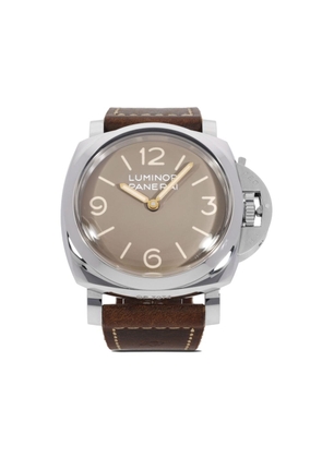 Panerai 2019 pre-owned Luminor 1950 3 Days GMT 47mm - Brown