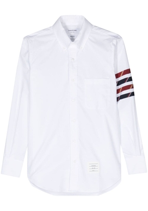 Thom Browne 4-Bar stripe cotton shirt - White