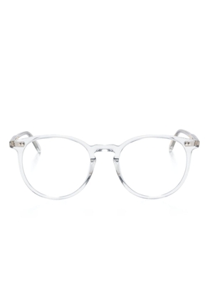 Garrett Leight Morning Side round-frame glasses - White