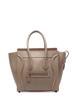 Céline Pre-Owned 2014 Micro Luggage Tote handbag - Brown