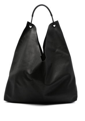 The Row Bindle 3 leather tote bag - Black