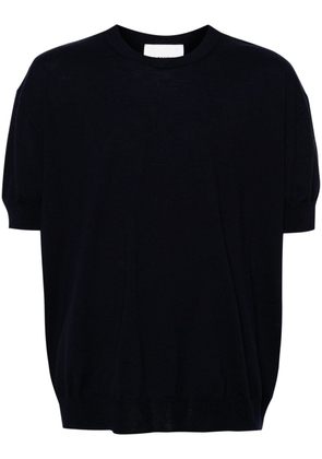 Jil Sander crew-neck wool T-shirt - Blue