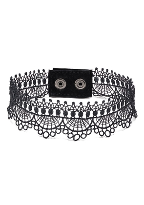 Manokhi lace choker necklace - Black