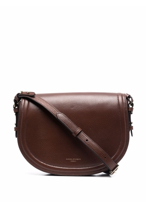 Aspinal Of London Stella leather shoulder bag - Brown