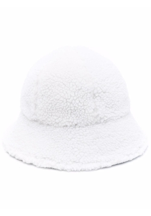 Thom Browne shearling bucket hat - White