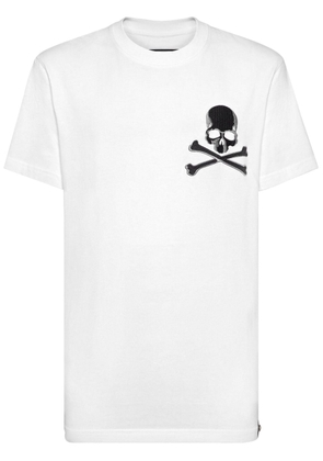 Philipp Plein skull-print cotton T-shirt - White