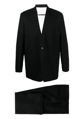 Jil Sander single-breasted two-piece suit - Black