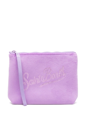 MC2 Saint Barth Aline velvet purse - Purple