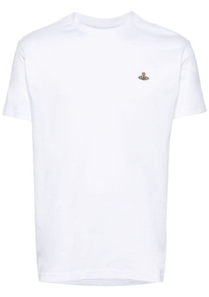 Vivienne Westwood Orb-embroidered cotton T-shirt - White
