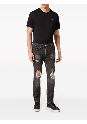 Philipp Plein Lion Circus straight-legged jeans - Grey
