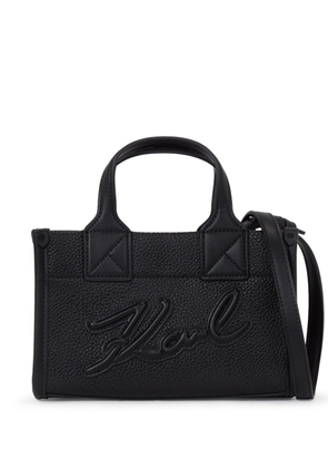 Karl Lagerfeld K/Skuare Grainy tote bag - Black